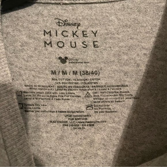 Men's Mickey Mouse Graphic Adult T-Shirtsize M - Picture 3 of 3